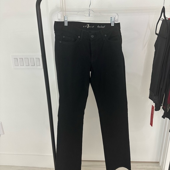 NWNT | 7 For All Mankind Bootcut Jeans | 32 | Black - Picture 1 of 3